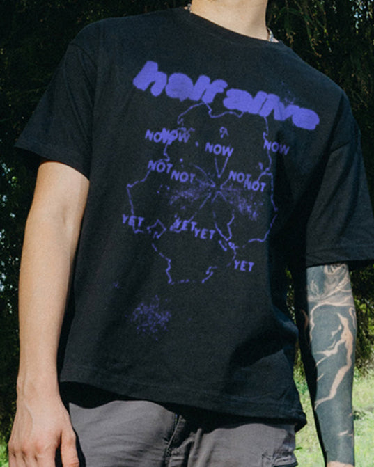 Now Not Yet Black Tee