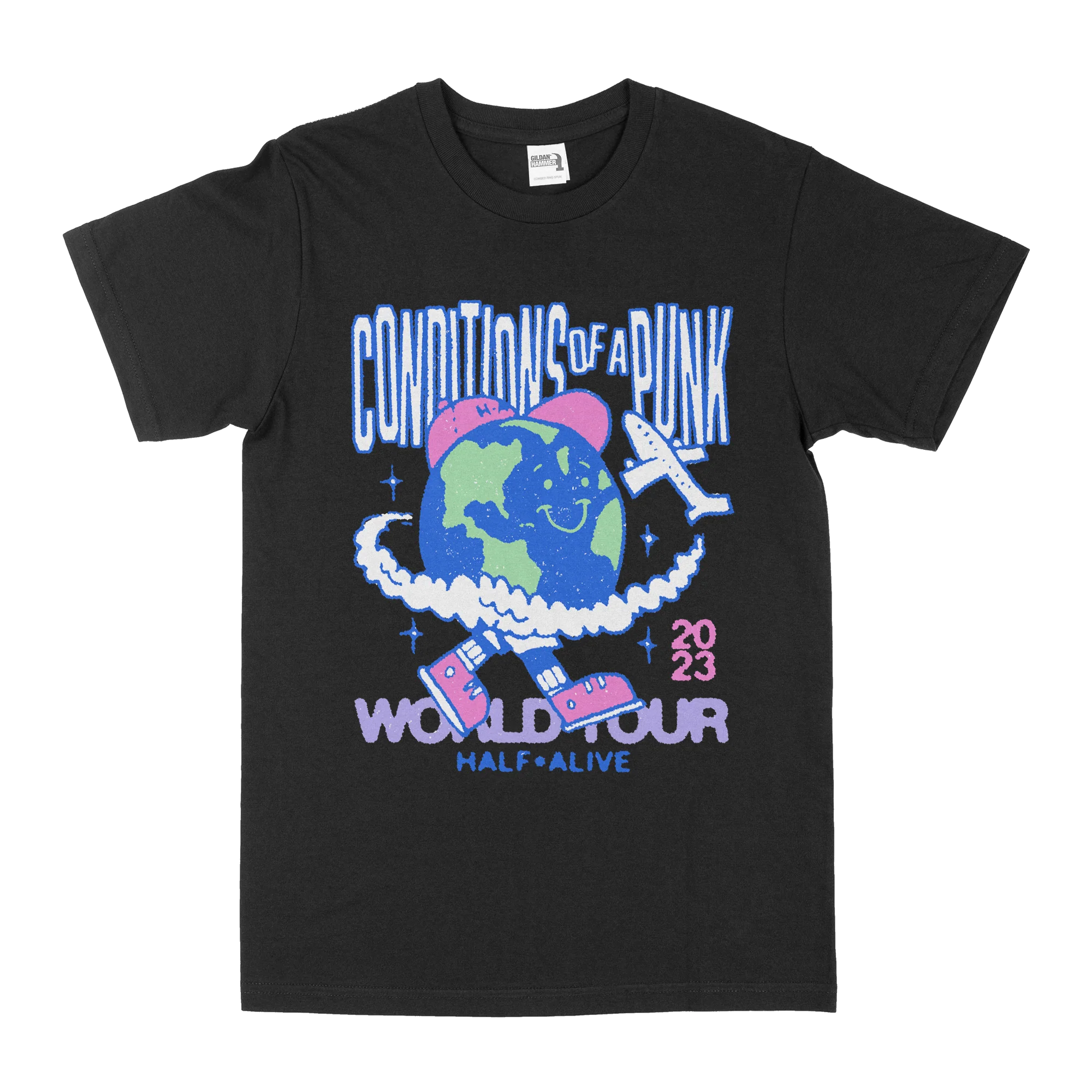 T-SHIRT: Conditions of a Punk Spring Tee Black – Half Alive Merch
