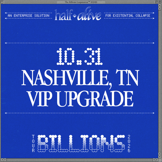 Nashville, TN - October 31st, 2026 - VIP Ticketless Upgrade